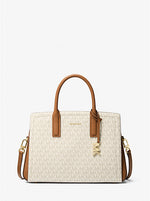Încarcă imaginea în vizualizatorul Galerie, Geantă satchel Laila medie cu logo distinctiv 🇷🇴 Michael Kors®

