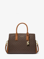 Încarcă imaginea în vizualizatorul Galerie, Geantă satchel Laila medie cu logo distinctiv 🇷🇴 Michael Kors®
