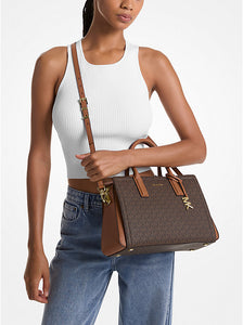 Geantă satchel Laila medie cu logo distinctiv 🇷🇴 Michael Kors®